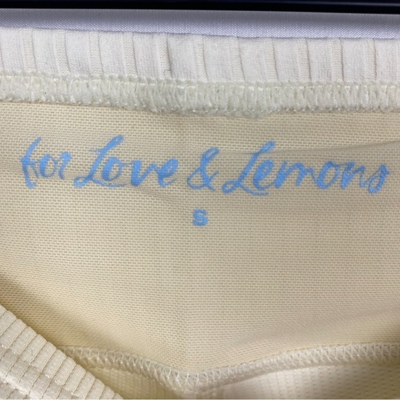 NWT | For Love and Lemons Dani Ribbed Bike Shorts Size Small - Picture 4 of 10